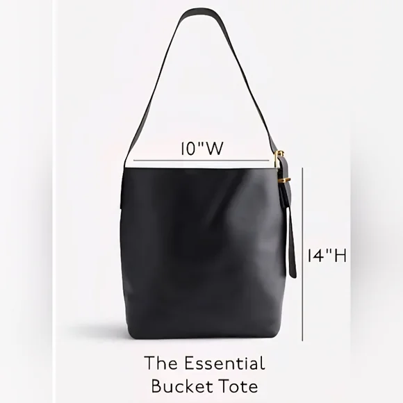 Madewell Essential Bucket Tote - Picture 7 of 7